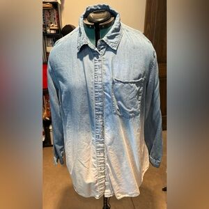 Lane Bryant Chambray Button down shirt